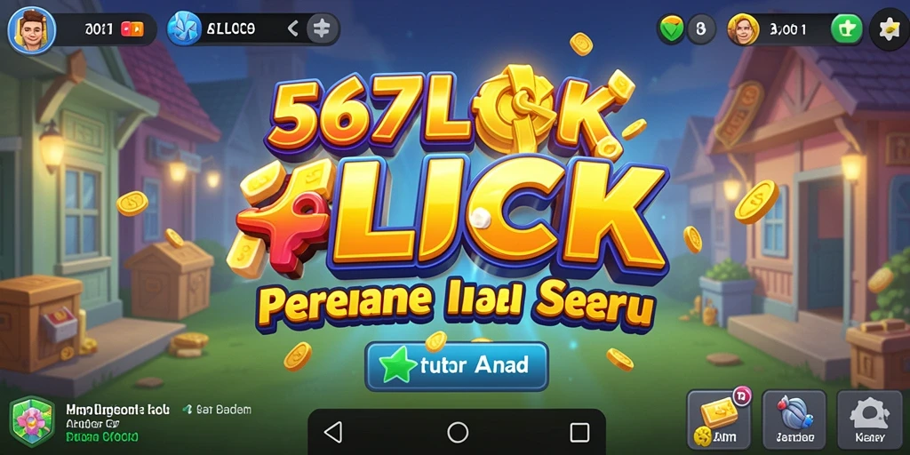 Gameplay seru 567LUCK yang menampilkan pengumpulan sumber daya dengan mudah.
