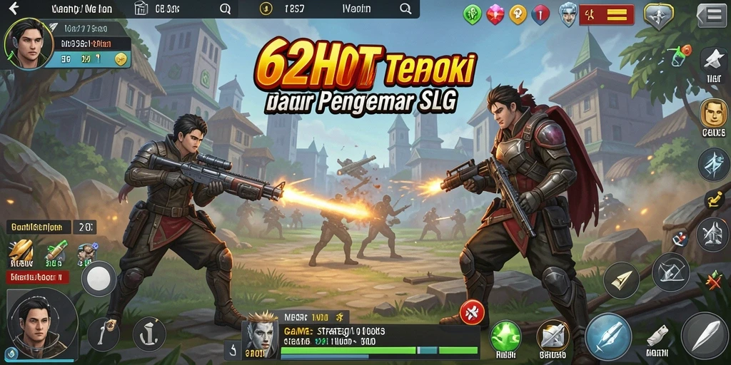 Tampilan gameplay 62HOT yang menampilkan pertempuran strategis.