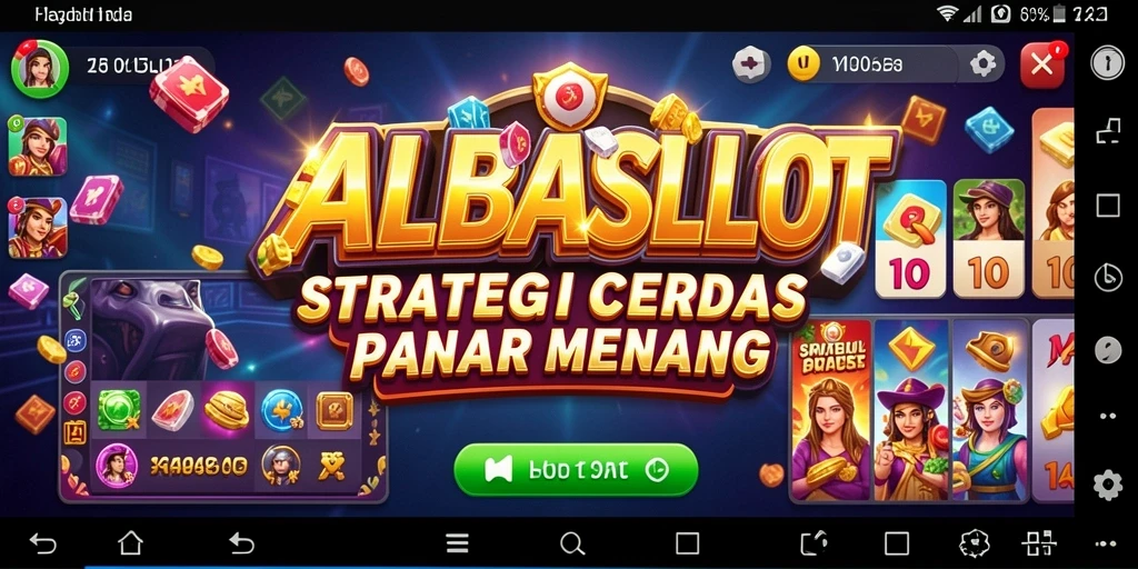 Tangkapan layar gameplay ALBASLOT yang menunjukkan aksi strategis yang mendebarkan.
