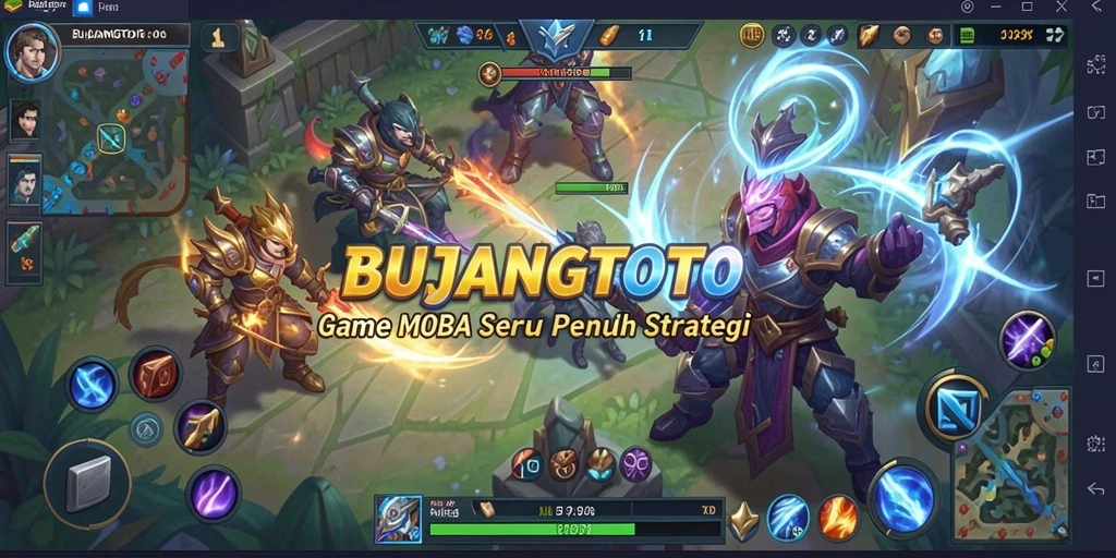 Gameplay seru di <strong>BUJANGTOTO</strong> dengan pertarungan tim yang mendebarkan.