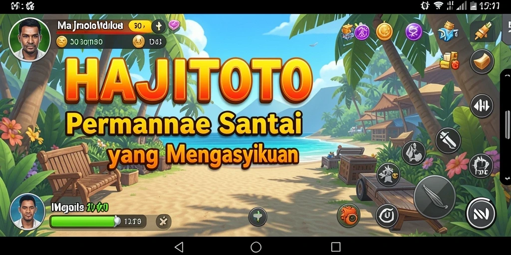 Tampak seru dan penuh warna dalam gameplay HAJITOTO.
