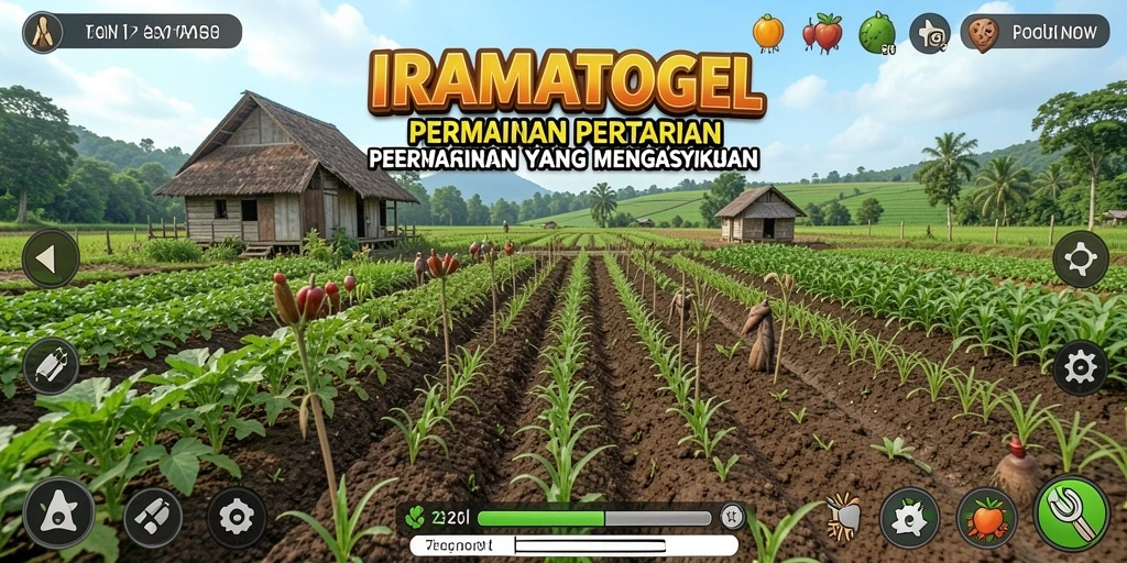 Tampilan utama gameplay IRAMATOGEL yang seru dan interaktif.