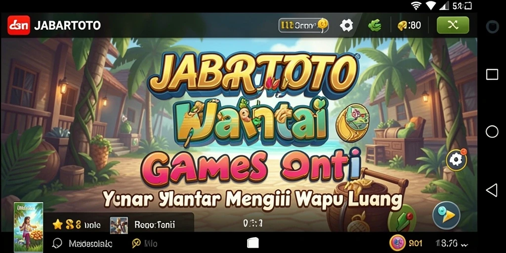 Tampilan asyik saat bermain JABARTOTO di perangkat.