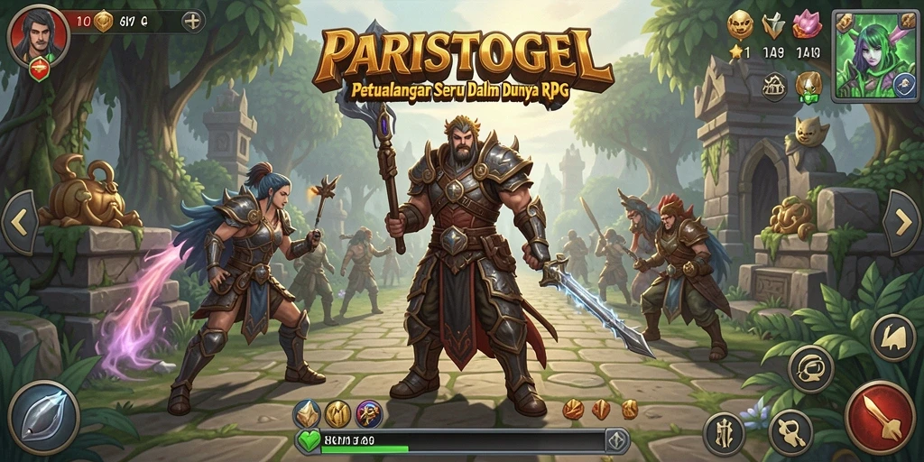 Gameplay seru PARISTOGEL dalam aksi RPG yang mendebarkan.