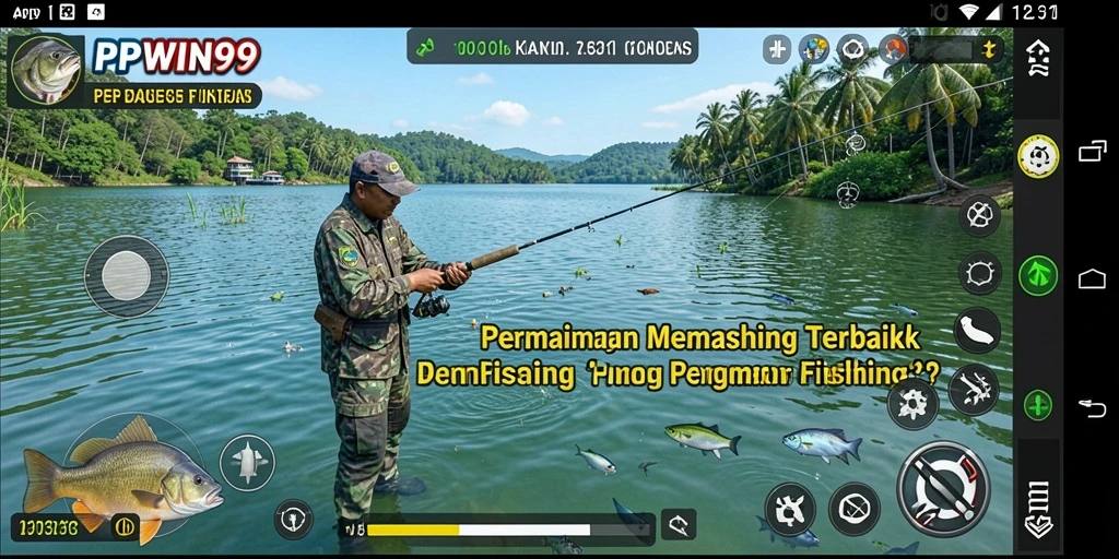 Gameplay PPWIN99 yang seru saat memancing di laut.