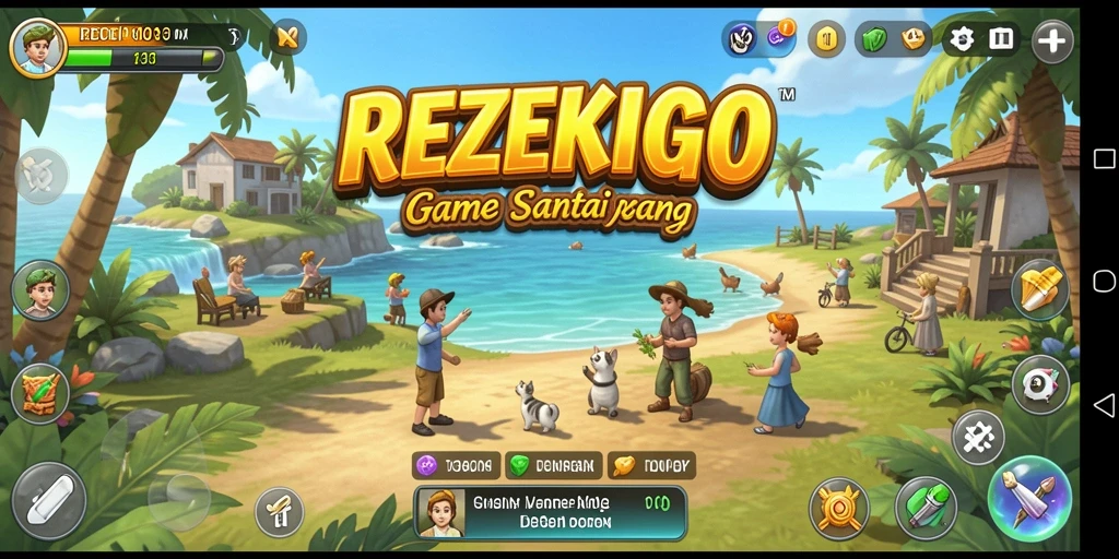 Tampilan gameplay seru di REZEKIGO yang penuh tantangan.