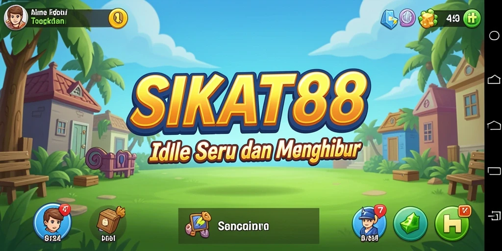 Screenshot gameplay SIKAT88 menampilkan aksi seru dalam permainan Idle.