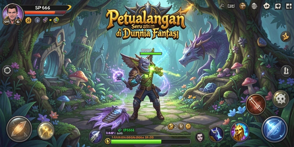 Screenshot SP666 menampilkan aksi petualangan yang mendebarkan.