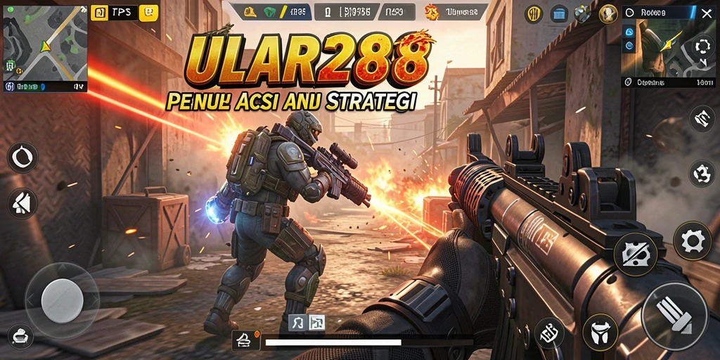 Tangkapan layar gameplay ULAR288 yang penuh aksi TPS.